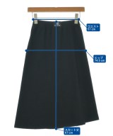 BALENCIAGA（バレンシアガ）ひざ丈スカート 黒 サイズ:XS レディース/2200708063224