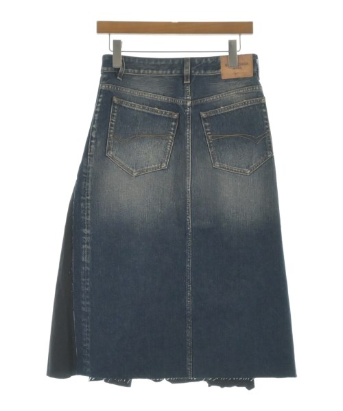 BALENCIAGA（バレンシアガ）ロング・マキシ丈スカート 紺 サイズ:34(XXS位) レディース/2200659139122