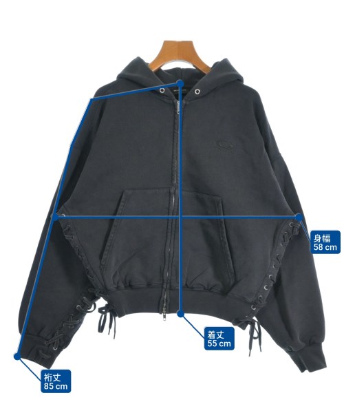 BALENCIAGA（バレンシアガ）パーカー 黒 サイズ:XS レディース/2200662540014