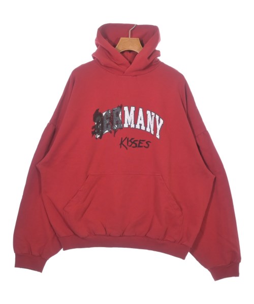 BALENCIAGA(バレンシアガ)パーカー 赤 サイズ:3(L位)/2200662995036