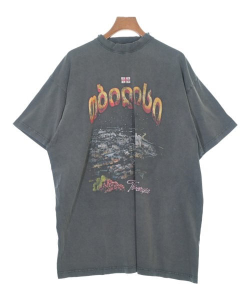 BALENCIAGA(バレンシアガ)Tシャツ・カットソー グレー サイズ:4(XL位)/2200662995050