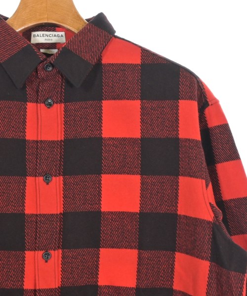 BALENCIAGA（バレンシアガ）カジュアルシャツ 赤 サイズ:42(XS位) メンズ/2200663615049