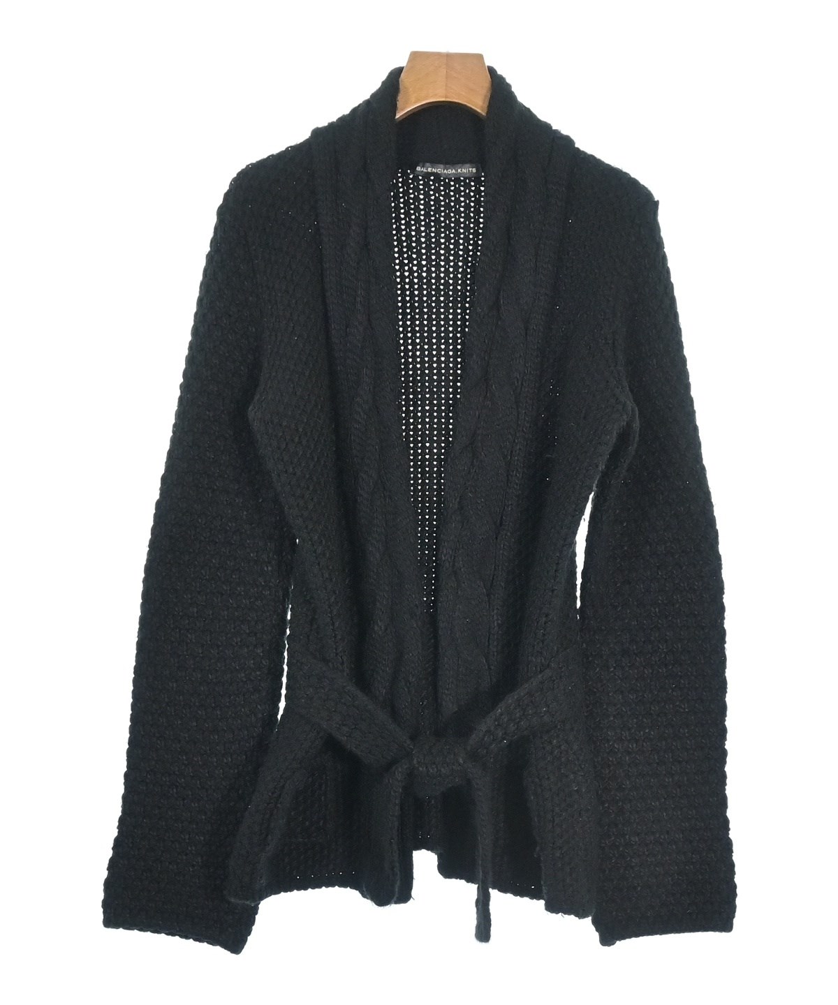美品　人気バレンシアガ　カーディガン BALENCIAGA（バレンシアガ）カーディガン 黒 サイズ:38(S位