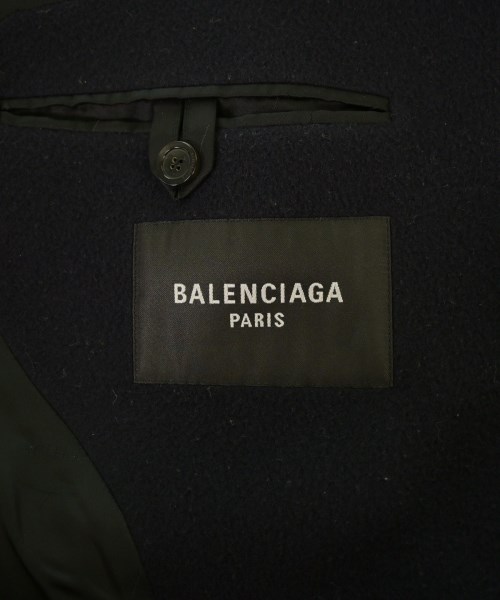 BALENCIAGA（バレンシアガ）チェスターコート 紺 サイズ:L メンズ/2200663723027
