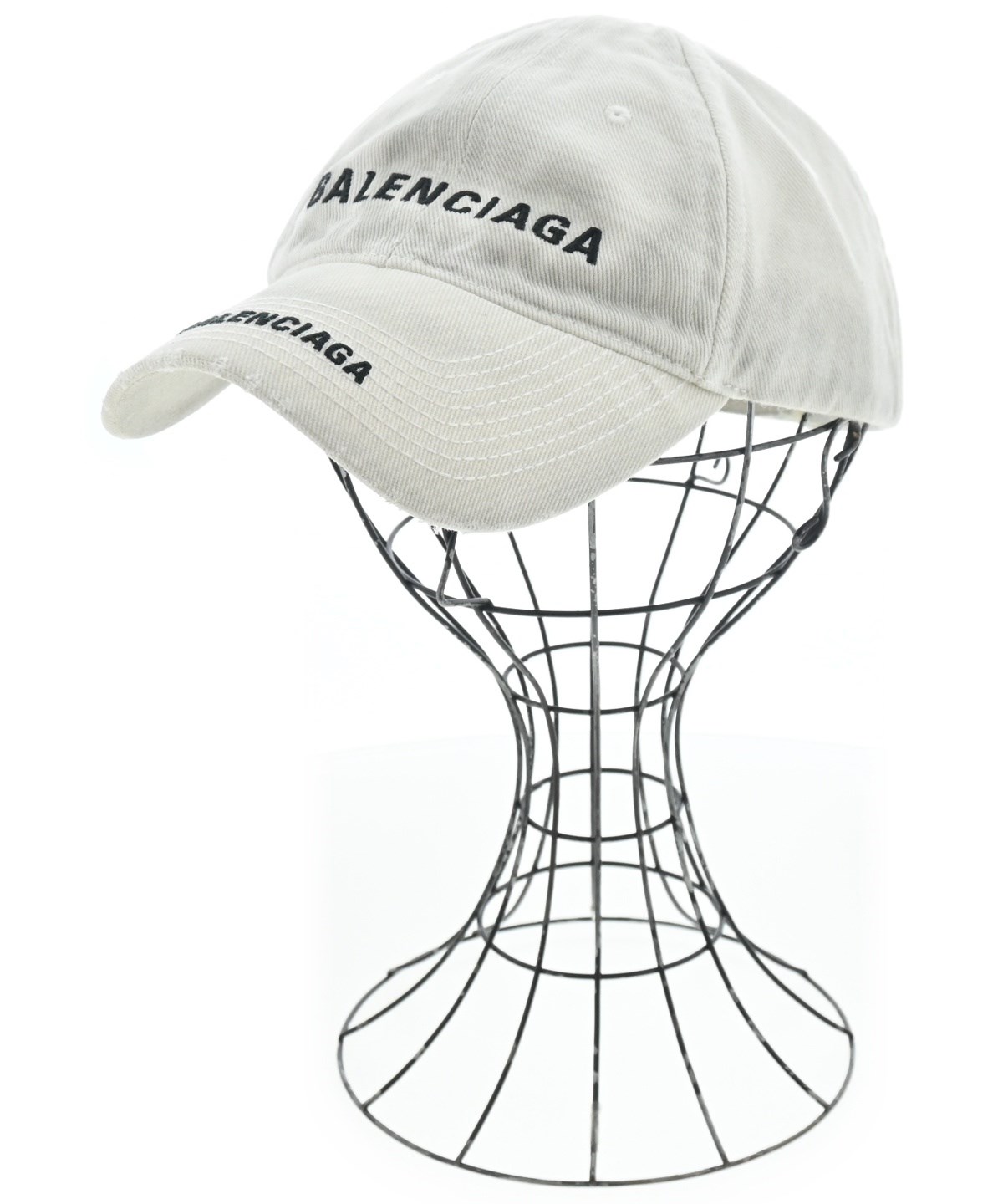 BALENCIAGA（バレンシアガ）キャップ 白 サイズ:L メンズ