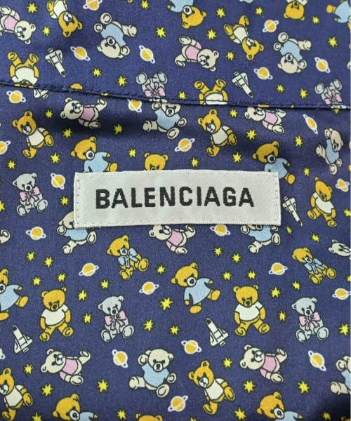 BALENCIAGA（バレンシアガ）ブラウス 紺 サイズ:34(XXS位) レディース/2200662054085