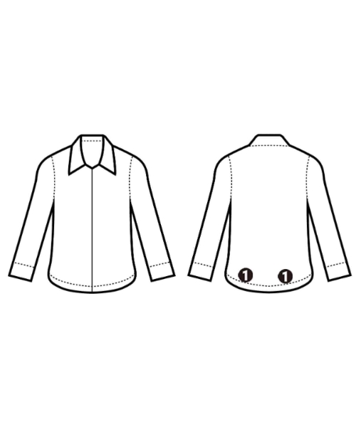 BALENCIAGA（バレンシアガ）カジュアルシャツ グレー サイズ:34(XXS位) レディース/2200662054108