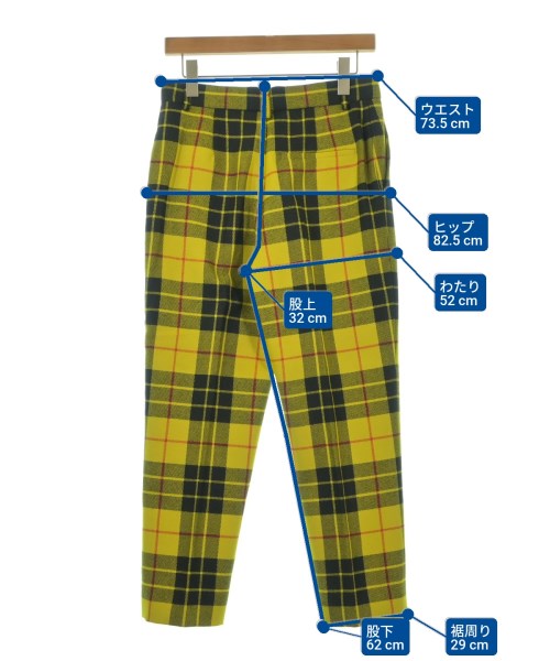 BALENCIAGA（バレンシアガ）スラックス 黄 サイズ:38(S位) レディース/2200662054122