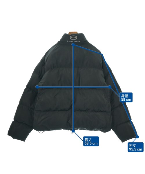 BALENCIAGA（バレンシアガ）ダウンジャケット/ダウンベスト 黒 サイズ:M メンズ/2200664432027