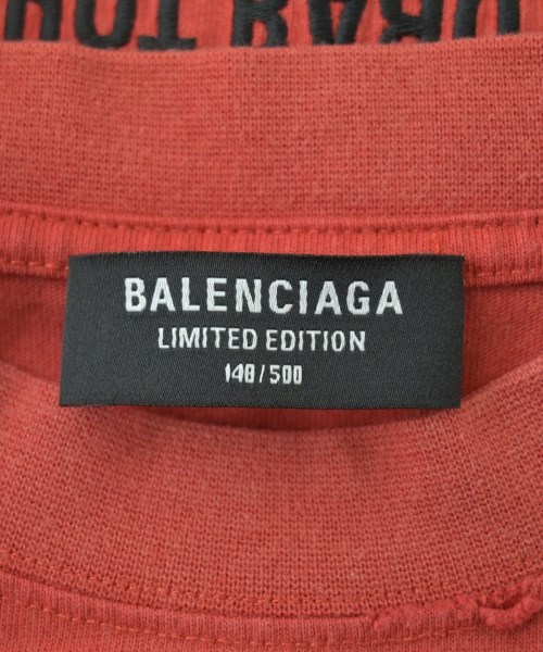 BALENCIAGA（バレンシアガ）Tシャツ・カットソー 赤 サイズ:XS レディース/2200664774028