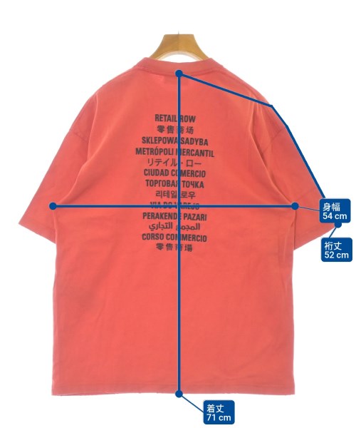 BALENCIAGA（バレンシアガ）Tシャツ・カットソー 赤 サイズ:XS レディース/2200664774028