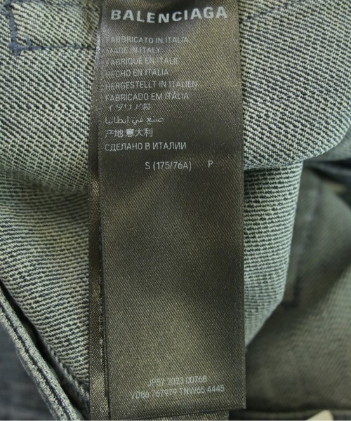 BALENCIAGA（バレンシアガ）デニムパンツ 青 サイズ:S メンズ/2200665355011
