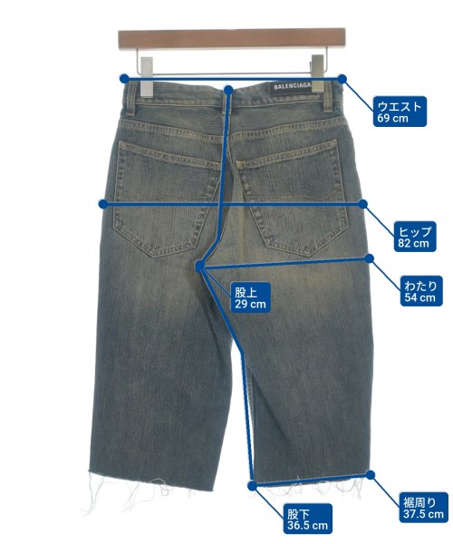 BALENCIAGA（バレンシアガ）ショートパンツ 紺 サイズ:XS レディース/2200662110088