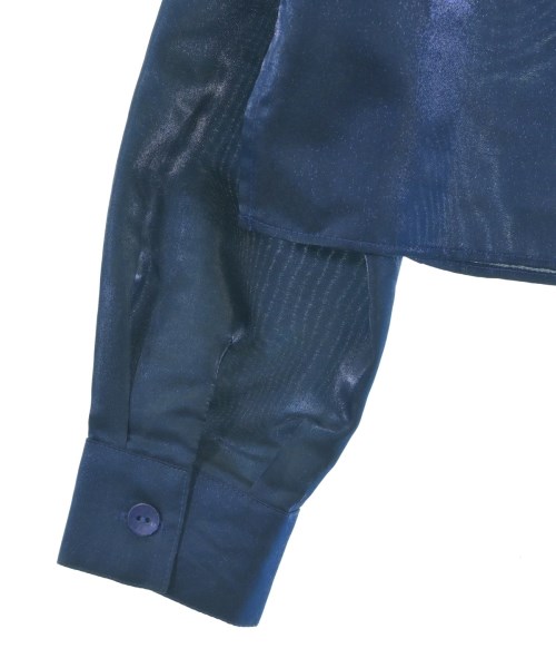 BALENCIAGA（バレンシアガ）カジュアルシャツ 紺 サイズ:38(S位) レディース/2200665968327