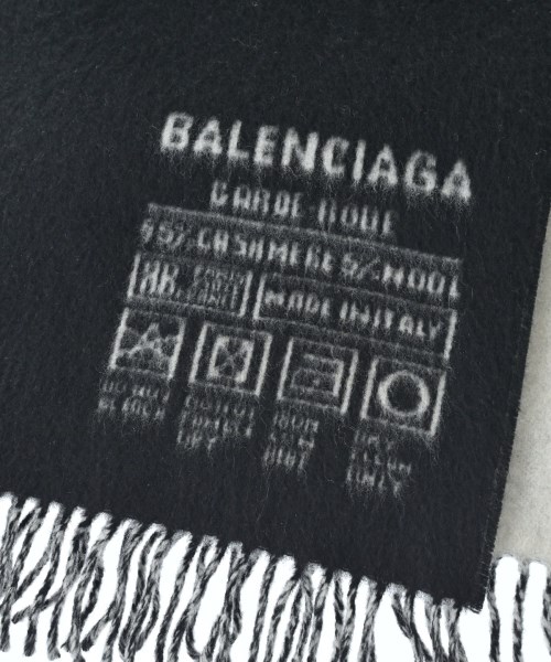 BALENCIAGA（バレンシアガ）マフラー 黒 サイズ:- レディース/2200666055071