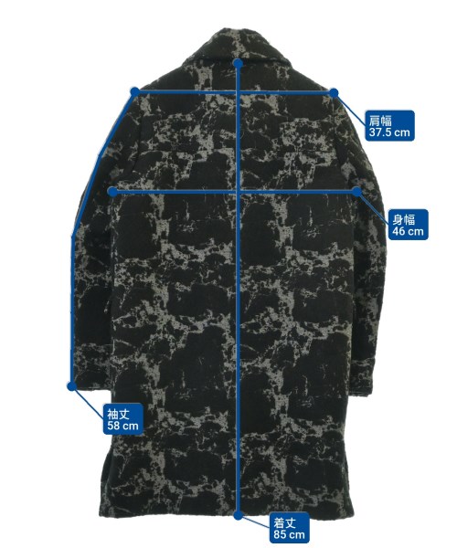 BALENCIAGA（バレンシアガ）ステンカラーコート 黒 サイズ:34(XXS位) レディース/2200664813017