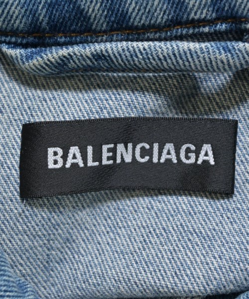 BALENCIAGA（バレンシアガ）デニムジャケット 青 サイズ:44(S位) メンズ/2200666363015
