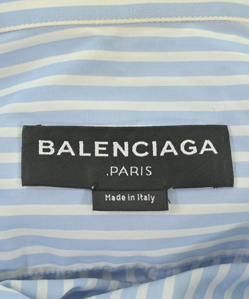 BALENCIAGA（バレンシアガ）カジュアルシャツ 青 サイズ:39(M位) メンズ/2200666870018