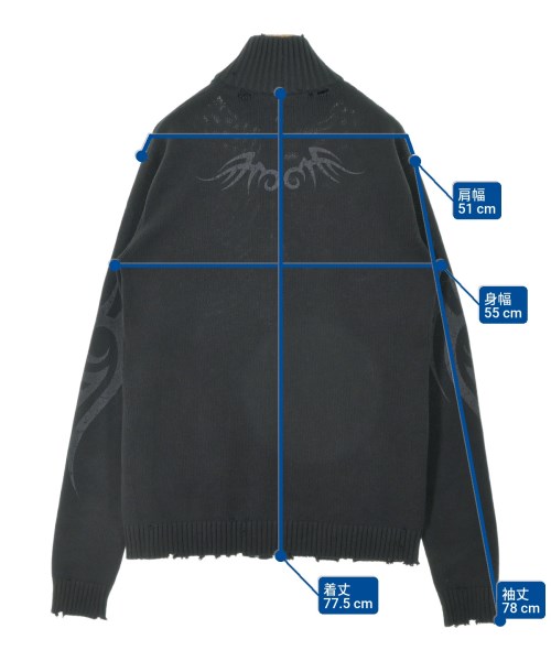 BALENCIAGA（バレンシアガ）カーディガン 黒 サイズ:S メンズ/2200667430013