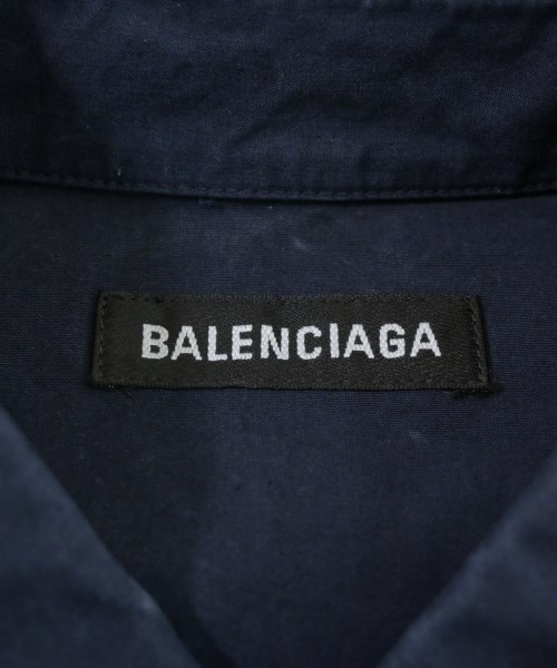 BALENCIAGA（バレンシアガ）カジュアルシャツ 紺 サイズ:38(XL位) メンズ/2200669095104