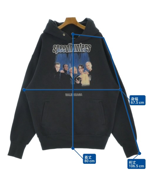 BALENCIAGA（バレンシアガ）パーカー 紺 サイズ:S メンズ/2200669095166