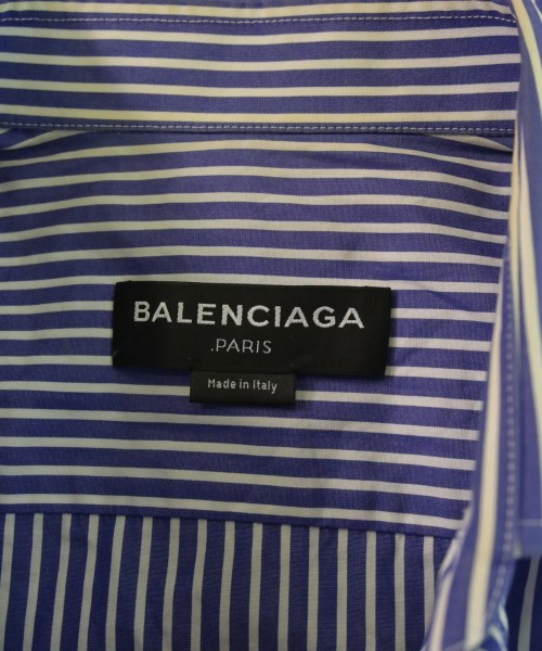 BALENCIAGA（バレンシアガ）カジュアルシャツ 青 サイズ:38(S位) メンズ/2200669716023