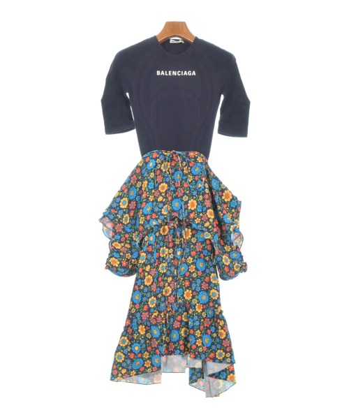 BALENCIAGA(バレンシアガ)ワンピース 紺 サイズ:34(XXS位)/2200669990041