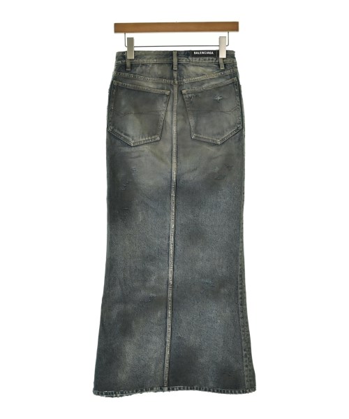 BALENCIAGA（バレンシアガ）ロング・マキシ丈スカート 青 サイズ:34(XXS位) レディース/2200669990102