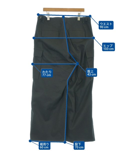 BALENCIAGA（バレンシアガ）カーゴパンツ 黒 サイズ:M メンズ/2200669962109