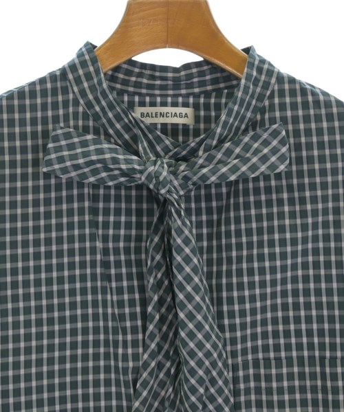 BALENCIAGA（バレンシアガ）ブラウス 緑 サイズ:36(XS位) レディース/2200670757022