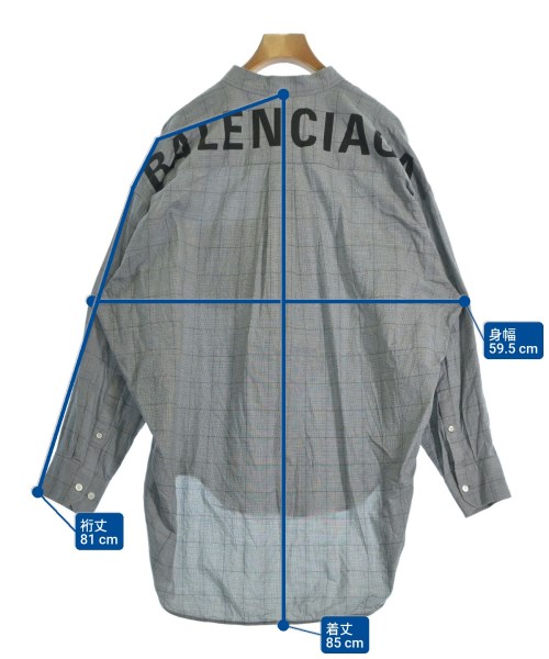 BALENCIAGA（バレンシアガ）ブラウス グレー サイズ:34(XS位) レディース/2200670757039