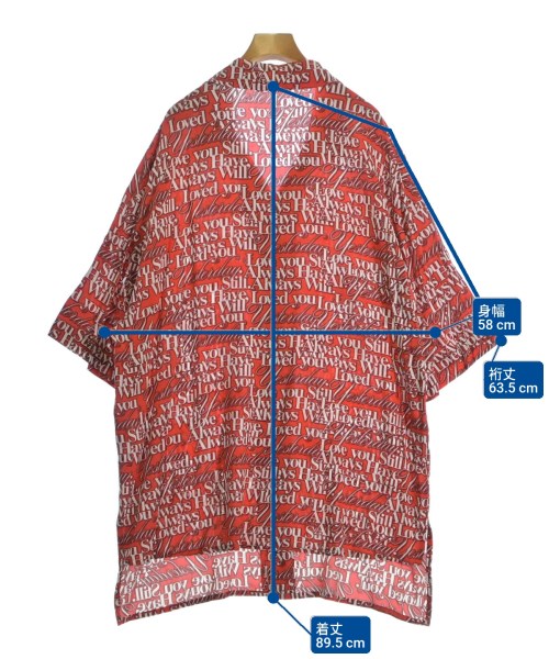 BALENCIAGA（バレンシアガ）ブラウス 赤 サイズ:38(S位) レディース/2200670757046