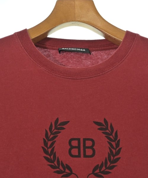 BALENCIAGA（バレンシアガ）Tシャツ・カットソー 赤 サイズ:M メンズ/2200670757053