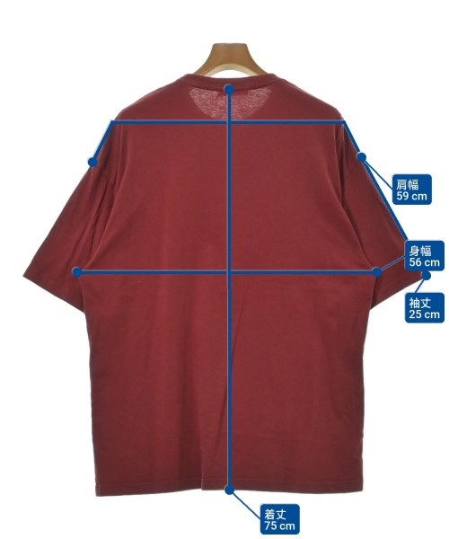 BALENCIAGA（バレンシアガ）Tシャツ・カットソー 赤 サイズ:M メンズ/2200670757053