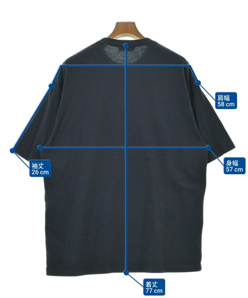 BALENCIAGA（バレンシアガ）Tシャツ・カットソー 紺 サイズ:S メンズ/2200670757060