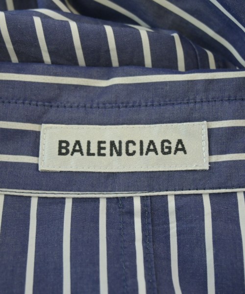 BALENCIAGA（バレンシアガ）シャツワンピース 青 サイズ:36(XS位) レディース/2200670757091