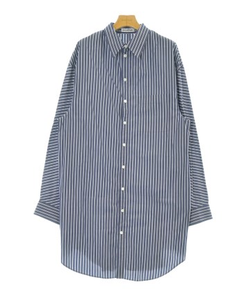 BALENCIAGA（バレンシアガ）シャツワンピース 青 サイズ:36(XS位
