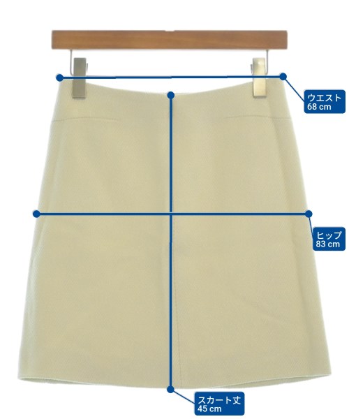 BALENCIAGA（バレンシアガ）ミニスカート 白 サイズ:34(M位) レディース/2200671264031