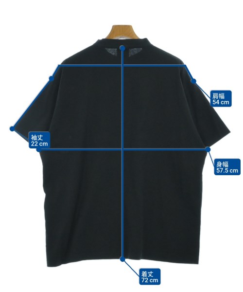 BALENCIAGA（バレンシアガ）Tシャツ・カットソー 黒 サイズ:L メンズ/2200672057038