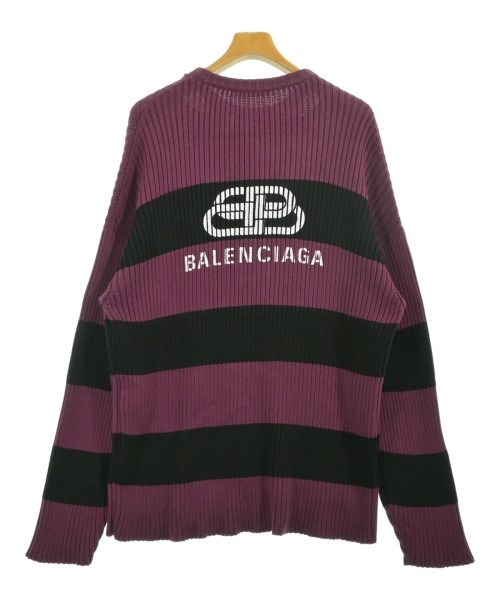 BALENCIAGA（バレンシアガ）ニット・セーター 紫 サイズ:XS メンズ/2200731088010