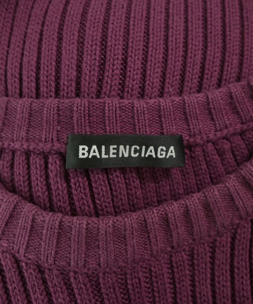 BALENCIAGA（バレンシアガ）ニット・セーター 紫 サイズ:XS メンズ/2200731088010