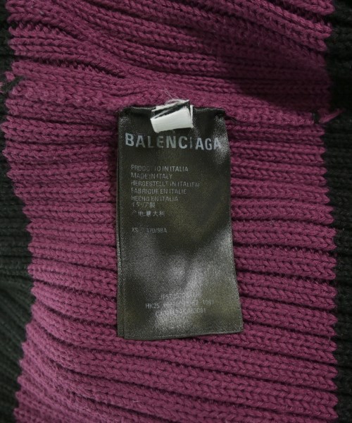 BALENCIAGA（バレンシアガ）ニット・セーター 紫 サイズ:XS メンズ/2200731088010