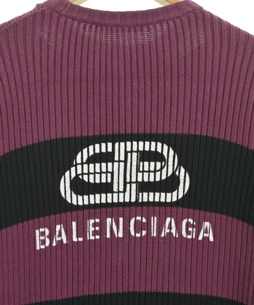 BALENCIAGA（バレンシアガ）ニット・セーター 紫 サイズ:XS メンズ/2200731088010