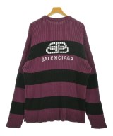 BALENCIAGA（バレンシアガ）ニット・セーター 紫 サイズ:XS メンズ/2200731088010