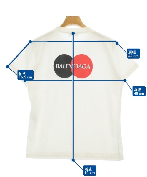 BALENCIAGA（バレンシアガ）Tシャツ・カットソー 白 サイズ:M メンズ/2200731339013
