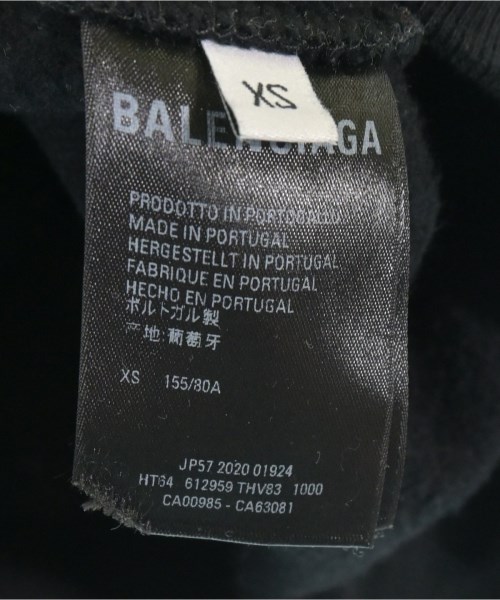 BALENCIAGA（バレンシアガ）パーカー 黒 サイズ:XS レディース/2200731665037