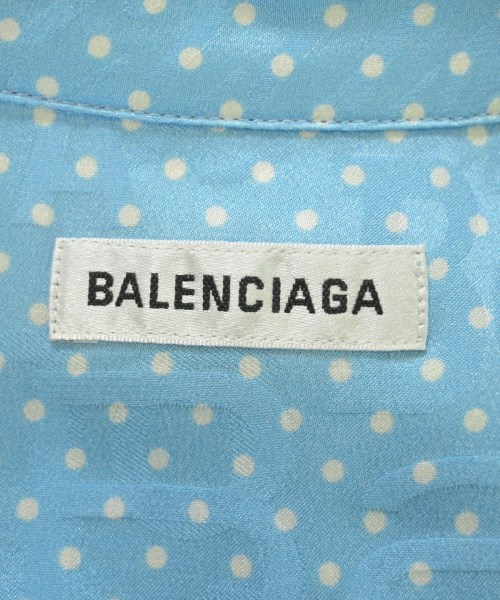 BALENCIAGA（バレンシアガ）カジュアルシャツ 青 サイズ:38(S位) レディース/2200731949083