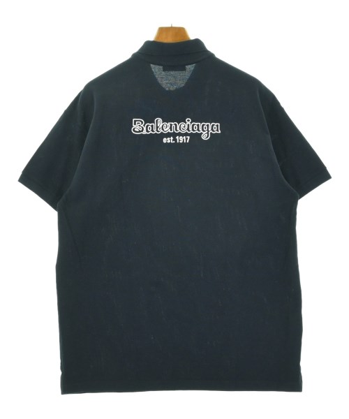 BALENCIAGA（バレンシアガ）ポロシャツ 紺 サイズ:L メンズ/2200727501110