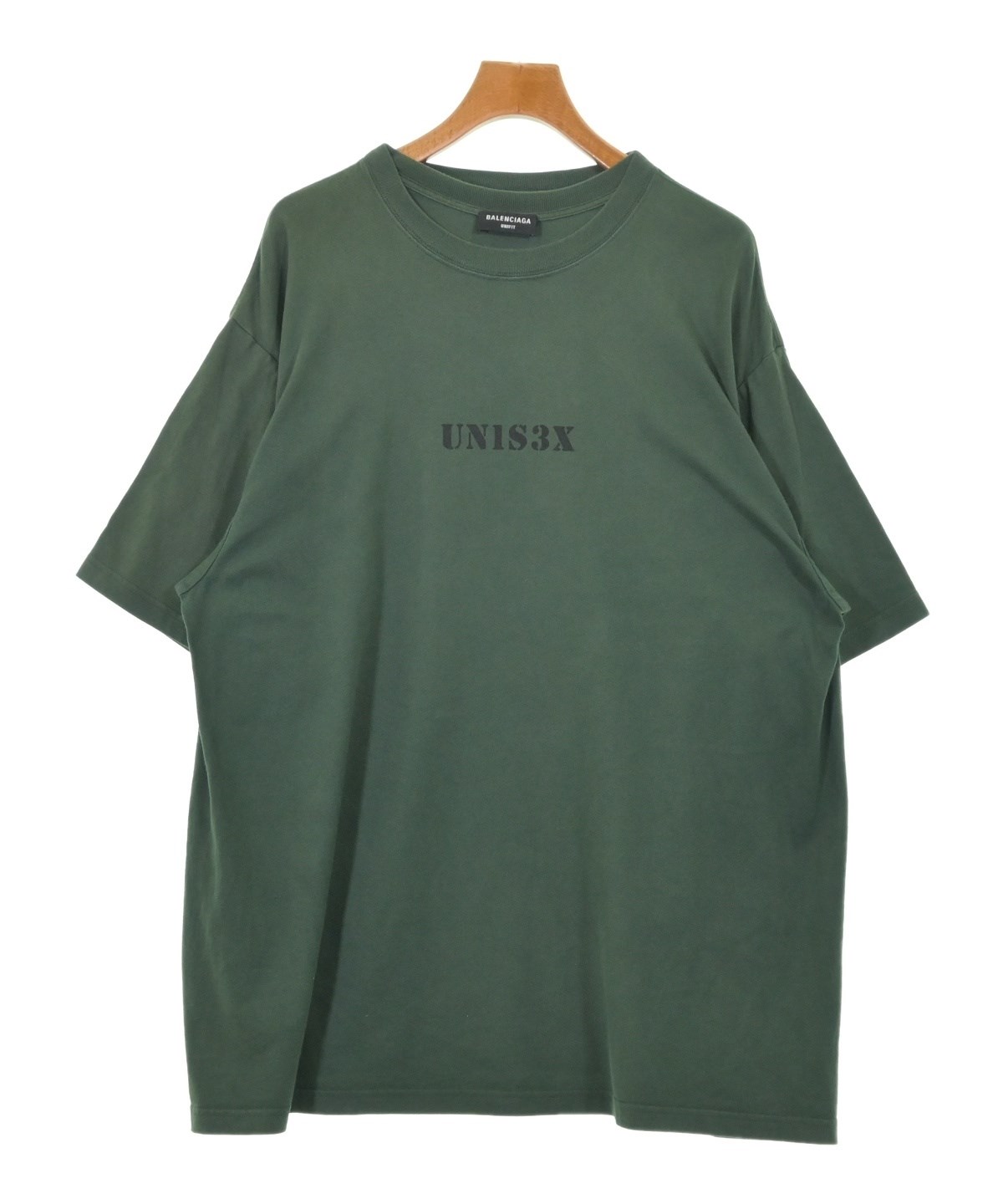 BALENCIAGA（バレンシアガ）Tシャツ・カットソー 緑 サイズ:XS メンズ