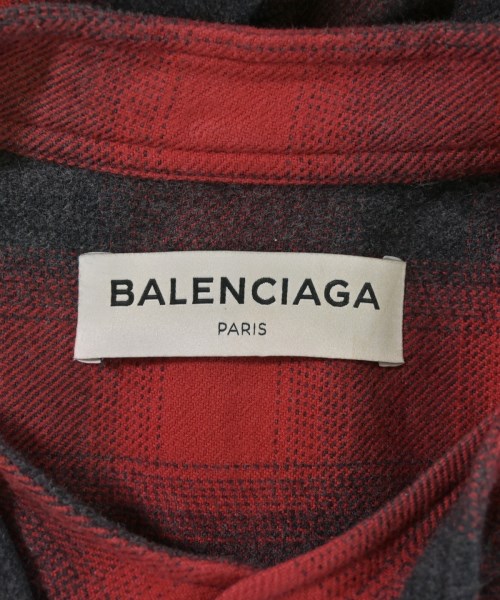 BALENCIAGA（バレンシアガ）カジュアルシャツ 赤 サイズ:36(XS位) メンズ/2200734284099